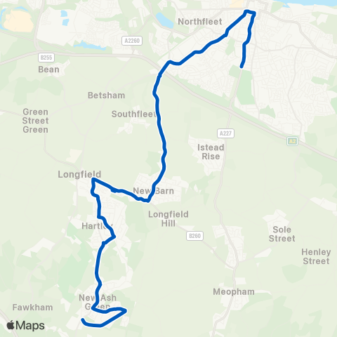 1st Bus Stop Ltd Lambardes - Dennis Road map