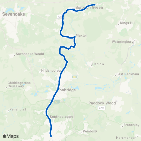Autocar Bus & Coach Services Seven Mile Lane - Woodbury Park Road map