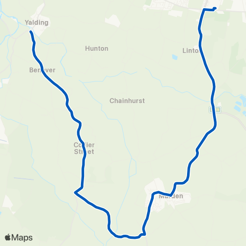 Autocar Bus & Coach Services Cornwallis Academy - The George map