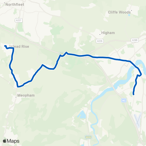 1st Bus Stop Ltd Littlecroft - Grammar Schools map