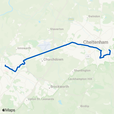 Bennetts High School for Girls - Six Ways Shops map