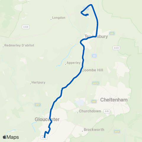 Bennetts Crypt Sch Turning Circle - The Mayalls map