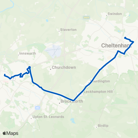 Bennetts Apsley Lodge (Sch stop) - HS for Girls map