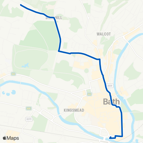 CT Coaches Summerhill Road - Bus Station map