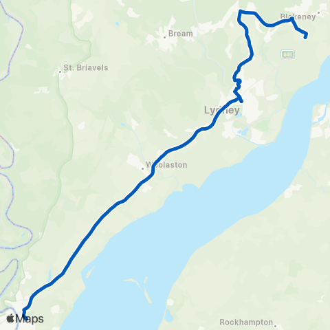 Chepstow Classic Buses  map