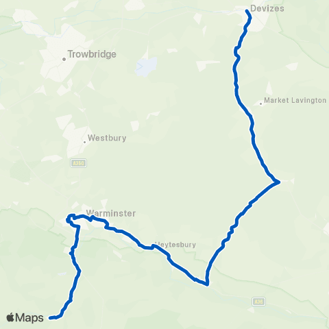 Beeline Coaches Market Place Bus Island - Village Hall map