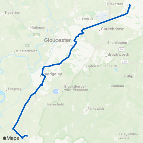 Bennetts Sir Thomas Rich's Sch - Robert Hubert Ln map