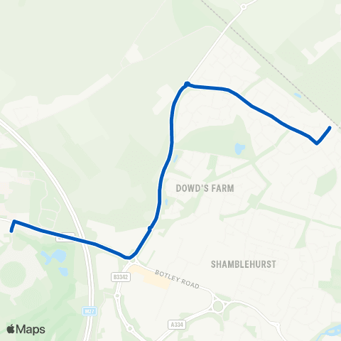 Coach Event Services Hedge End Station - The Utilita Bowl map