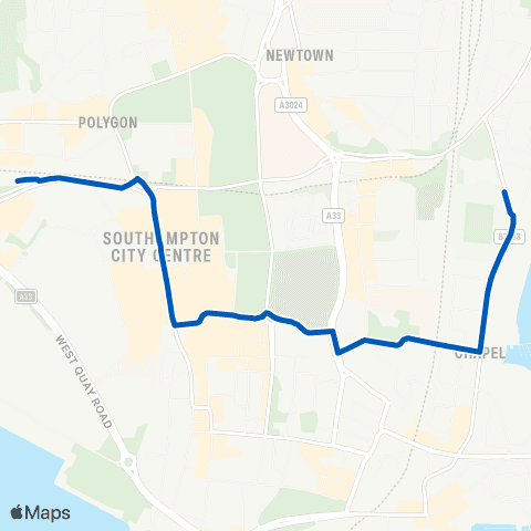 Coach Event Services Central Station - St Mary's Stadium map