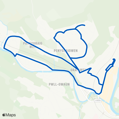 Edwards Coaches  map