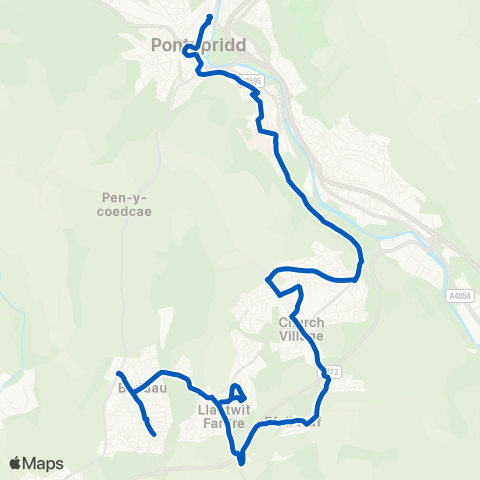 Edwards Coaches  map