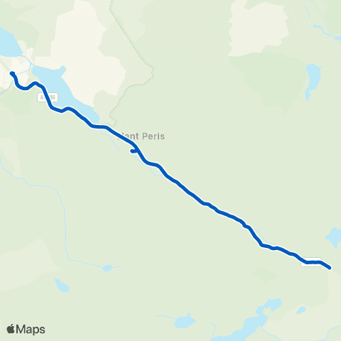 Gwynfor Coaches Llanberis Interchange - Pen-Y-Pass Yha map