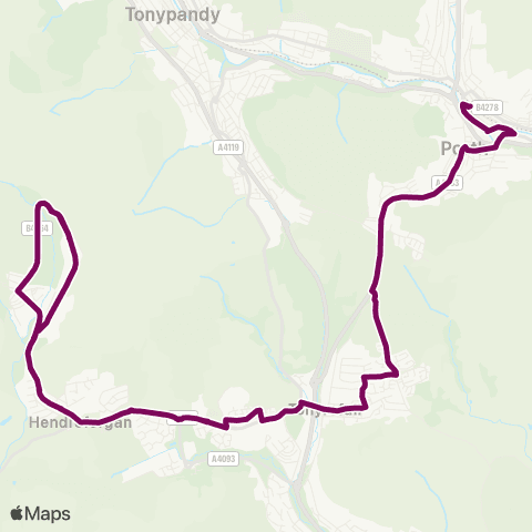Adventure Travel Senior Citizens Hall - Porth Interchange Bay 2 map