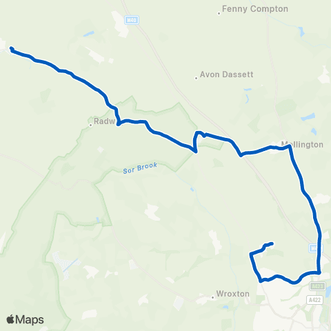Catterall's Chapel Lane - Kineton High School map