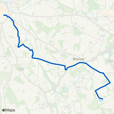 Banga Buses Meldon Drive - Police Station map
