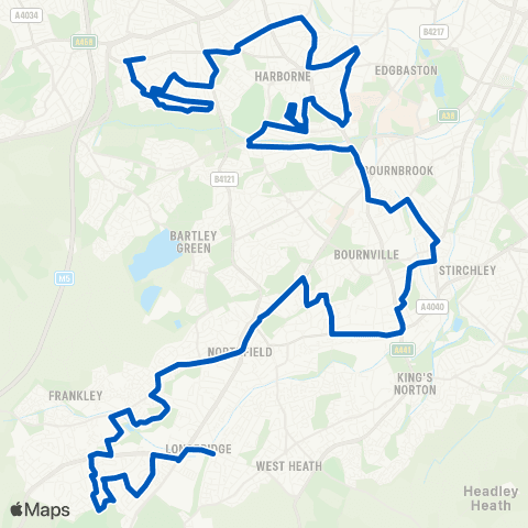 Kevs Cars and Coaches Longbridge Station - Tesco map