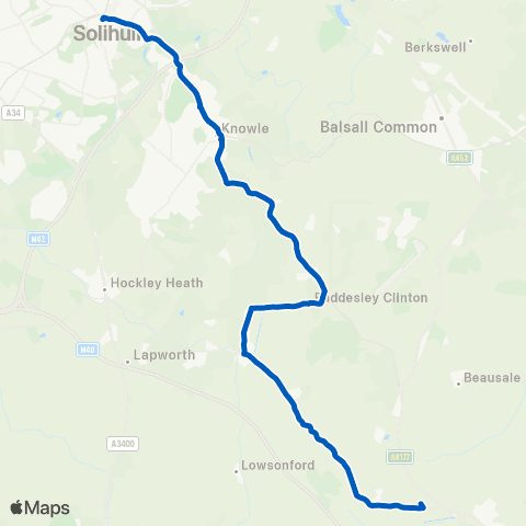 Coventry Minibuses Starmer Place - Station Rd map