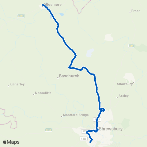 Lakeside Coaches Crossroads - Bus Station map