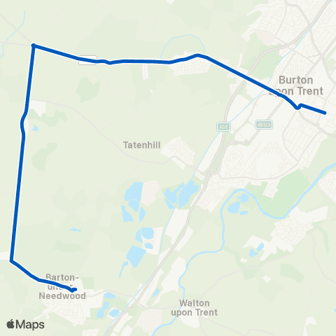 Bus Link New Street - John Taylor High School map