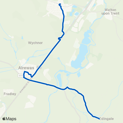 Bus Link School Lane - John Taylor High School map