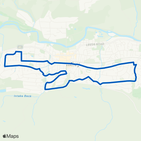 Connexions Buses Ilkley Bus Station - Ilkley Bus Station map
