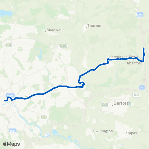 Connexions Buses Old Cafe Terminus - Victoria H map