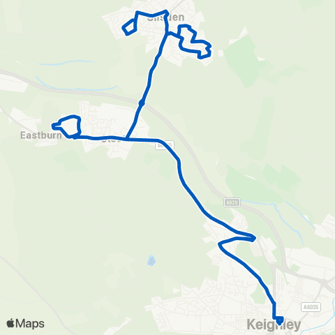 Jacksons of Silsden Ltd Bell Square - Keighley Bus Station map