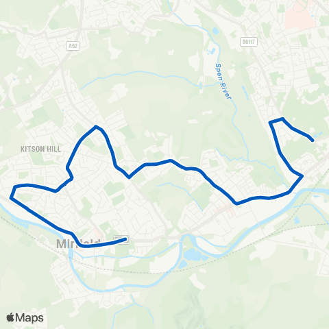 A Lyles and Son Crow Nest Park - Mirfield Mem Ground map