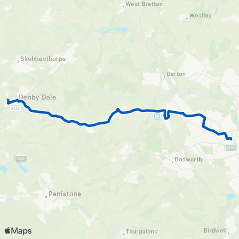 Globe Holidays Barnsley Interchange / A3 - Ln Head Rd / N Ln map