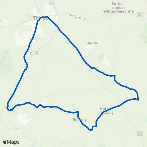 Hodgsons Mill Lane - Market Place map