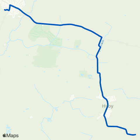 Coastliner Outwood Academy - Methodist Church map