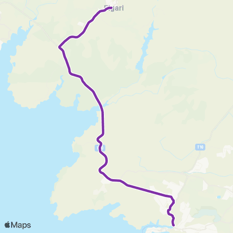 Autocars de Corse du Sud Figari / Bonifaziu map