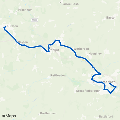 Mulleys Motorways  map
