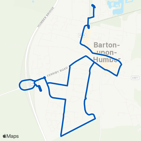 Hornsbys Bus & Coach  map