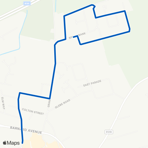 Hornsbys Bus & Coach  map