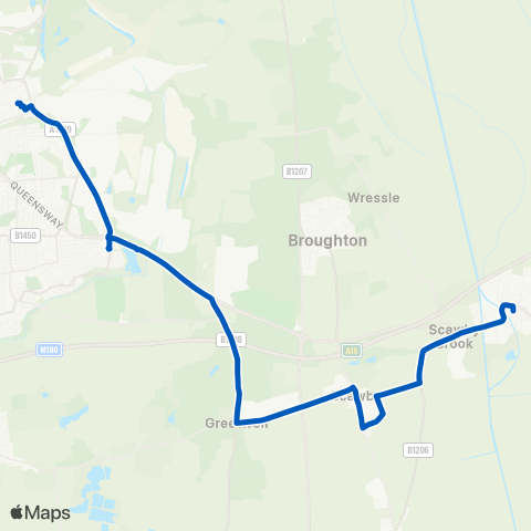 Hornsbys Bus & Coach  map