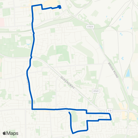 Hornsbys Bus & Coach  map