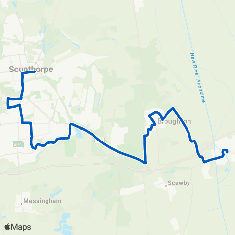 Hornsbys Bus & Coach  map
