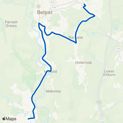 Harpurs Coaches Ecclesbourne School - School Bus Park map