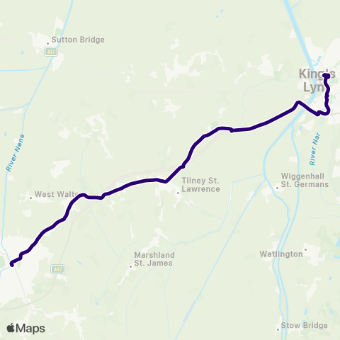 First Norfolk & Suffolk  map