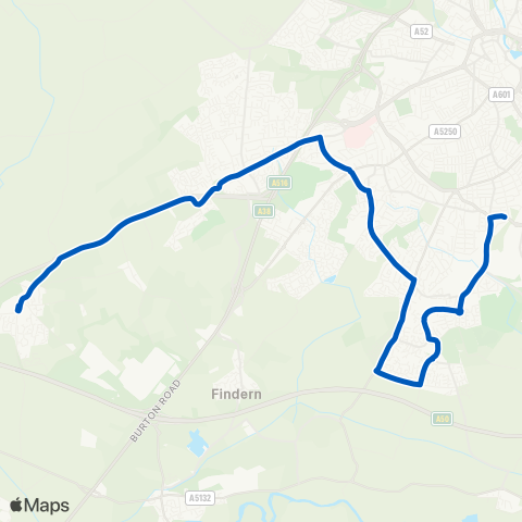 Harpurs Coaches  map