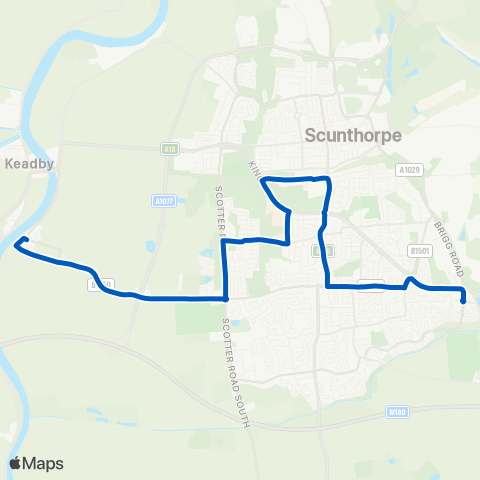 Hornsbys Bus & Coach  map