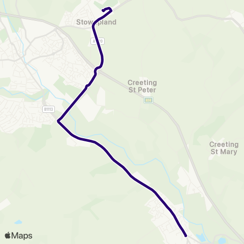 First Norfolk & Suffolk  map