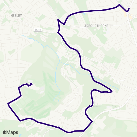 First South Yorkshire  map