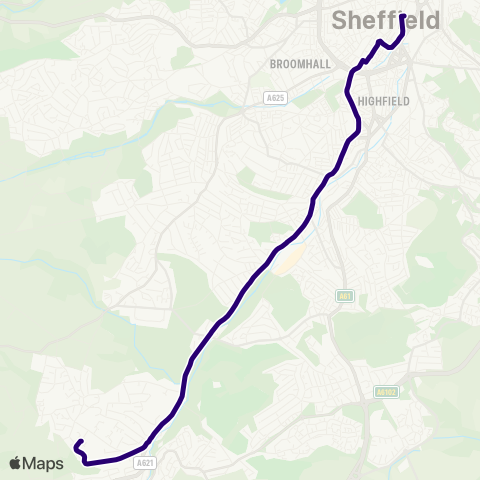 First South Yorkshire  map