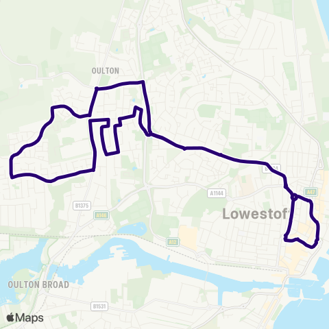 First Norfolk & Suffolk  map