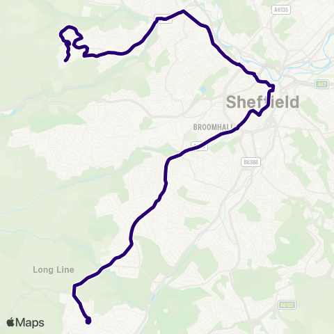 First South Yorkshire  map
