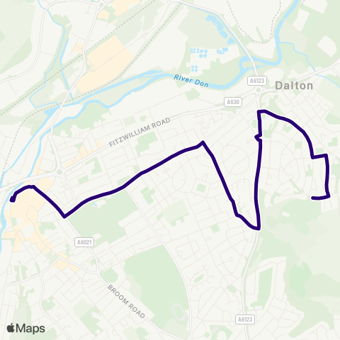 First South Yorkshire  map