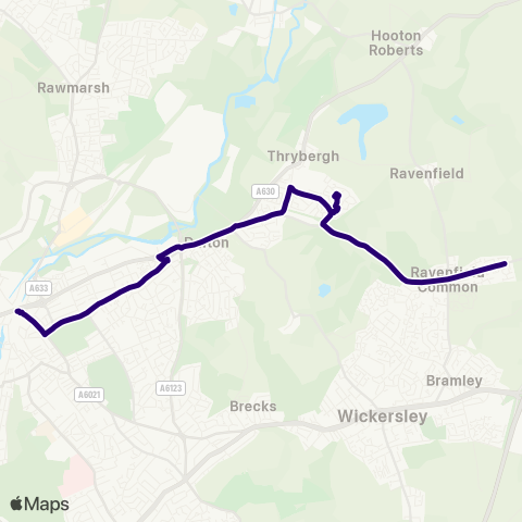 First South Yorkshire  map