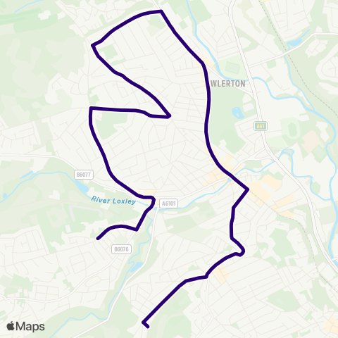 First South Yorkshire  map